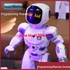 Touch Interactivet Early Education Remote Control Robot 40 Minutes Battery Life Intelligent Programming Subject Teach RC Robot 5