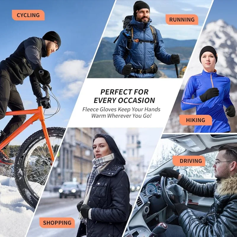 Polar Fleece Winter Gloves 5