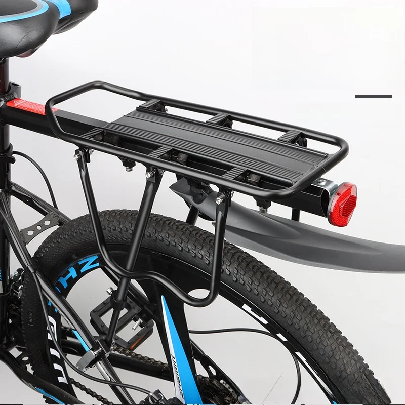 Universal Quick Release Bicycle Rear Rack - Durable Aluminum Alloy Tail Frame