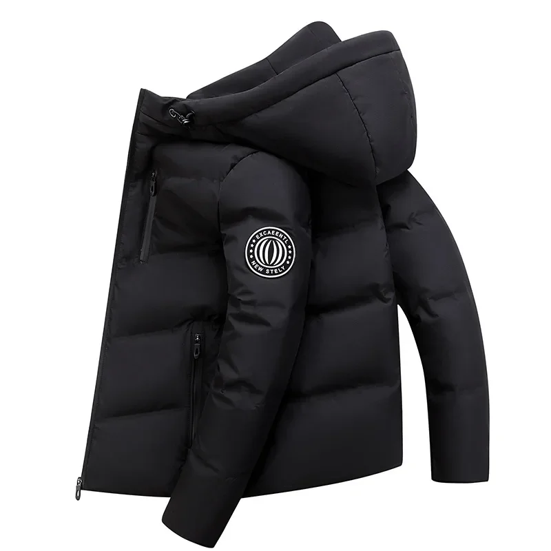 Winter Down Jacket Men Clothing Hooded Warm Parkas Short 90% White Duck Down Coat Casual Fashion Men\'s Jackets Casaco Masculino