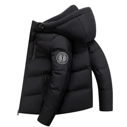 Winter Down Jacket Men Clothing Hooded Warm Parkas Short 90% White Duck Down Coat Casual Fashion Men's Jackets Casaco Masculino