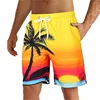 Summer Hawaii New 3D Fruits Print Beach Shorts Palm Trees Graphic Swimming Trunks For Men Fashion Cool Board Shorts Pants Homber 4