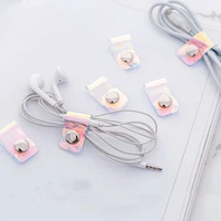 USB Earphone Lines Cable Protector Organizers Holder Package Women Men Portable Packing Organizers PVC Travel Accessories 2