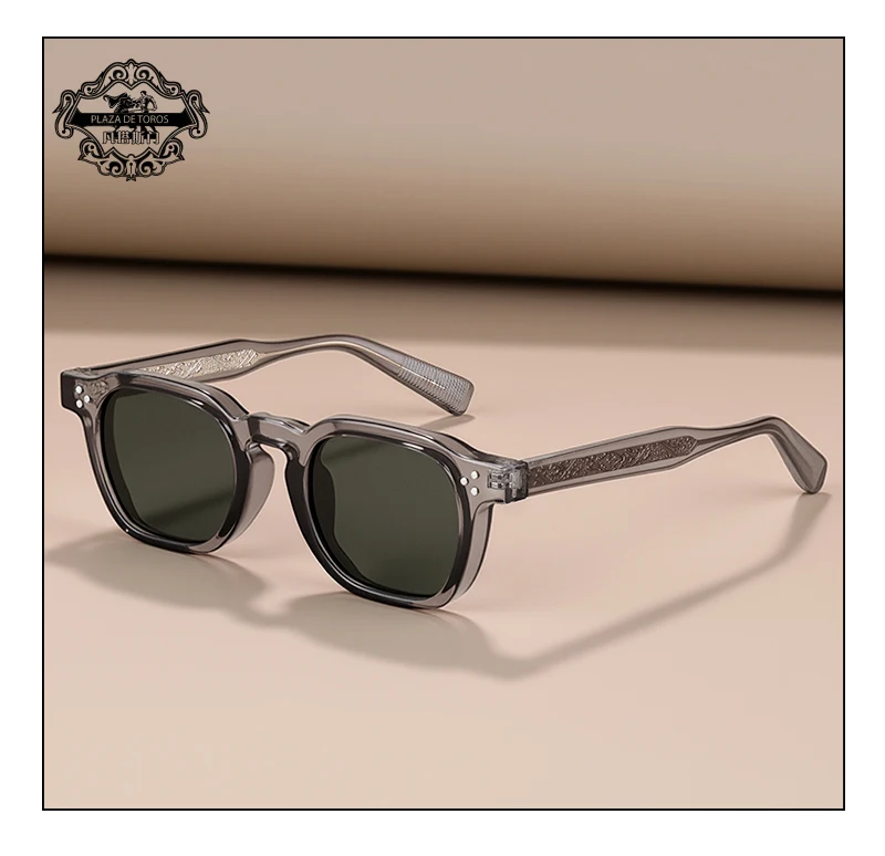 Retro Polygon Sunglasses - Womens TR90 Frame Polarized UV400 Summer Shades