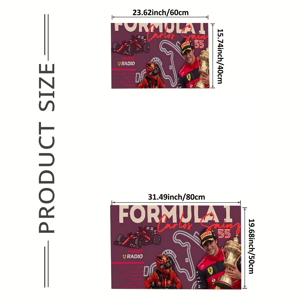 F-Ferrari Room Rugs Bathroom Mat Kitchen Rug Carpet Main Door Entry Mat Doormat Entrance Door Home Carpets Floor Mats Foot Bath 5