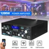 Upgraded AK55 1200W Mini Hi-Fi Digital bluetooth-compatible 5.0 110-240V Wireless Power Amplifier for Car Home Audio Use 2