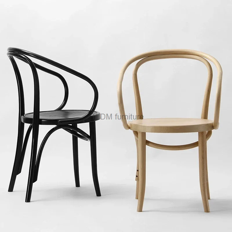 

Скандинавские обеденные стулья из массива дерева, простая кухонная мебель, современный бытовой обеденный стул из ротанга, дизайнерский стул для ресторана, отеля