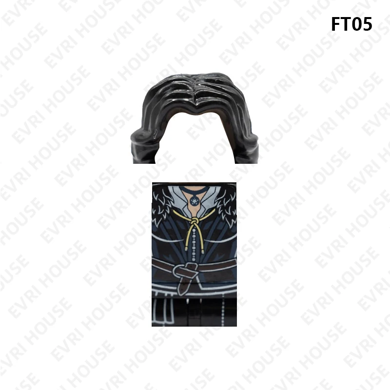 Video Games Mini Action Figures Bricks Geralt Ciri Movies Assembly Building Blocks Toys for Children FT03 FT04 4