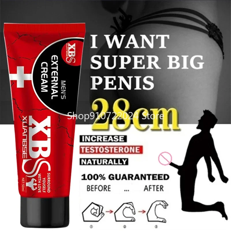 

50ml Enlarge Penis Enlargement Cream Big Dick Increase Size Erection Ejaculation Delay Sex Pump Extender Enlarger Toys for Men