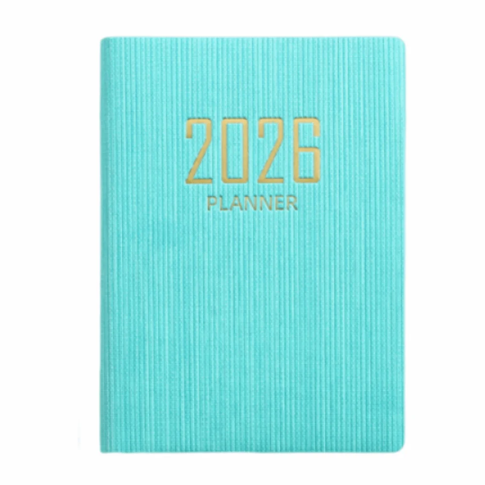 Portable A7 Weekly Planner - 2026 Edition, 128 Pages, Thin Design, English Version, Pocket Diary
