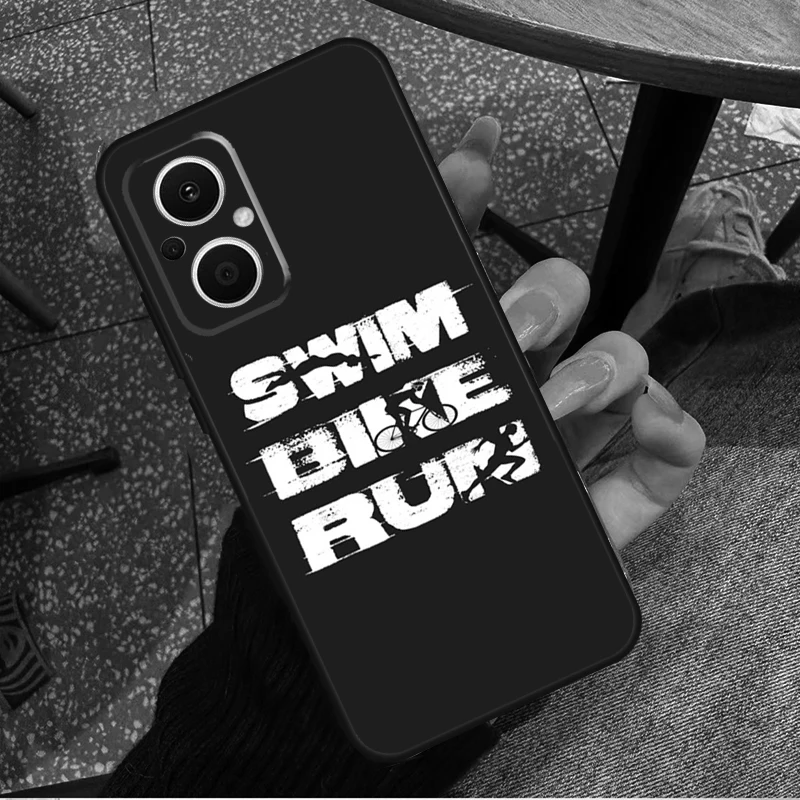 Triathlon Tri Life Swim Bike Run Protective Phone Case