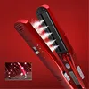 Hair Straightener Comb Ceramic Steam Hair Straightener Comb Professional LED Display Hair Straightener 3