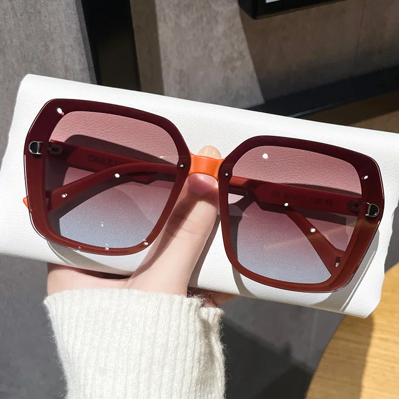 2024 New Oversize Designer Women Sunglasses Luxury Brand Female Sun Glasses Square Unisex Glamour Eyewear UV400 - Image 5