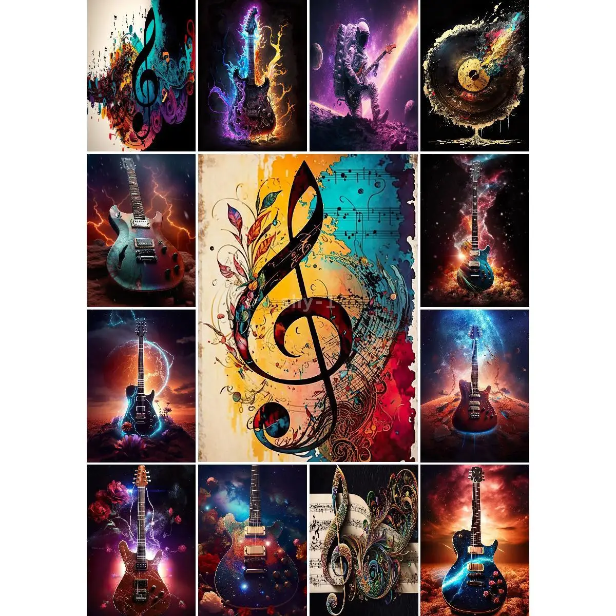 

Абстрактная музыкальная симфония настенный плакат печать для современного интерьера дизайнерский Декор элегантное украшение для дома xcm