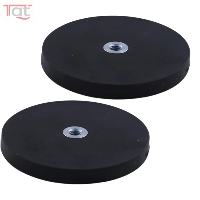 LED Work Light Holder 2PCS 43mm/66mm/88mm M4/M6/M8 Internal Thread Magnetic Base Mount Bracket Clamp SUV Offroad