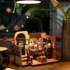 Robotime Rolife DIY Mystery Archives Bureau Decorative Ornament Kids Adult Miniature Fantasy Magic Doll House Wooden Kit Toy 4