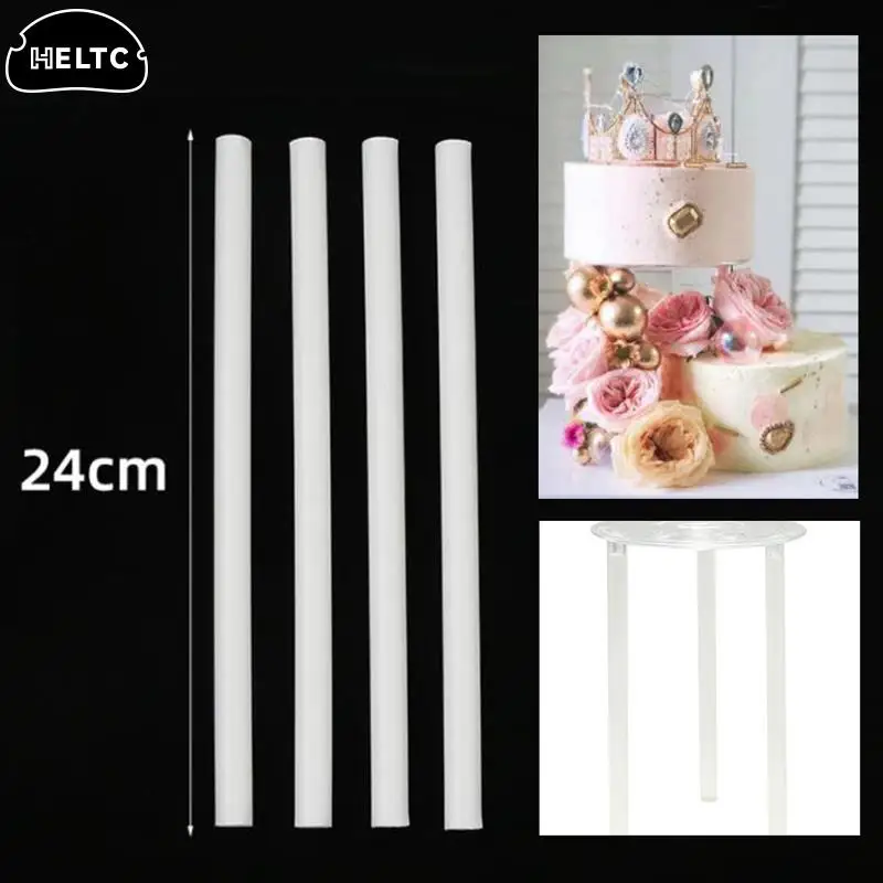 20Pcs Plastic Cake Dowels Rods Cake Support Rods Stacking Cake Straws  Reusable White Cake Sticks for Tiered Cake Construction - AliExpress