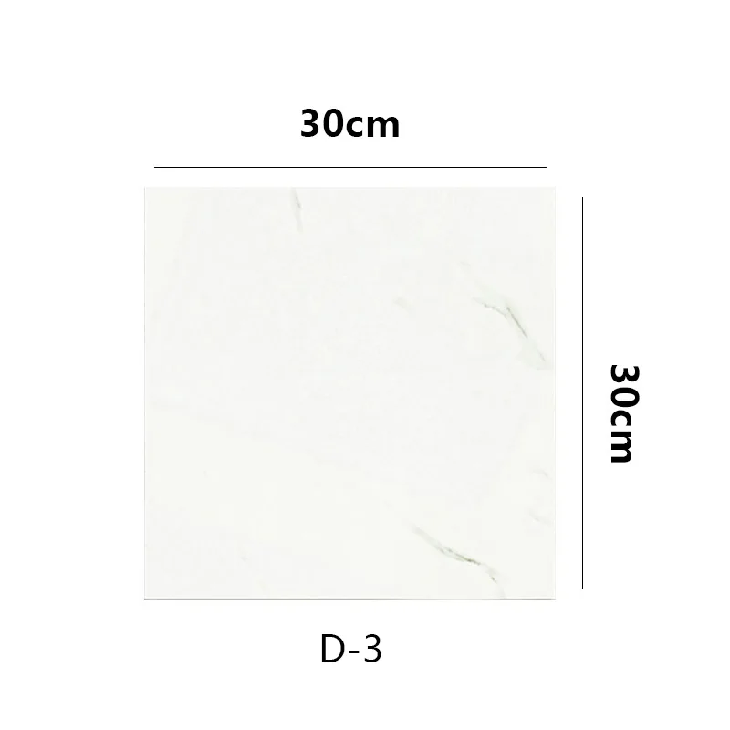 10 Pack Wall Stickers Thickened Self Adhesive Tile Floor Stickers Marble Bathroom Floor Waterproof Wallpaper PVC Room Decoration