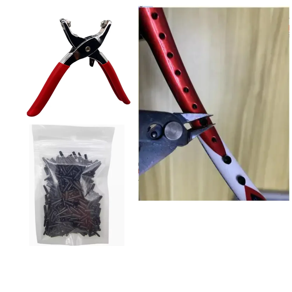 Badmintons Racket Cold Press Plier Racket Threading Pincer Accessory Outdoor Grommet Clamp Threading Pincer Tool 1 PS