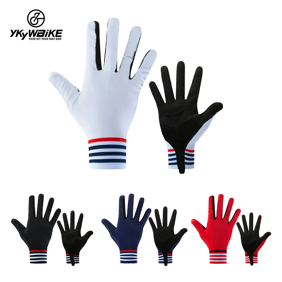 YKYWBIKE Touch Screen Long Full Fingers  Gel Sports Cycling Gloves MTB Road Bike Riding Racing Women Men Bicycle Gloves 2