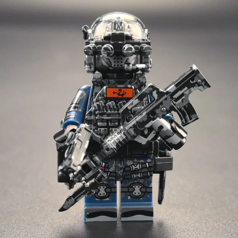 Soldaten, Spezialeinheiten, Bausteine, attraktive Spezialpolizei, Veyron Delta Operation, Militärspielzeug, Geschenke. – Detail 6