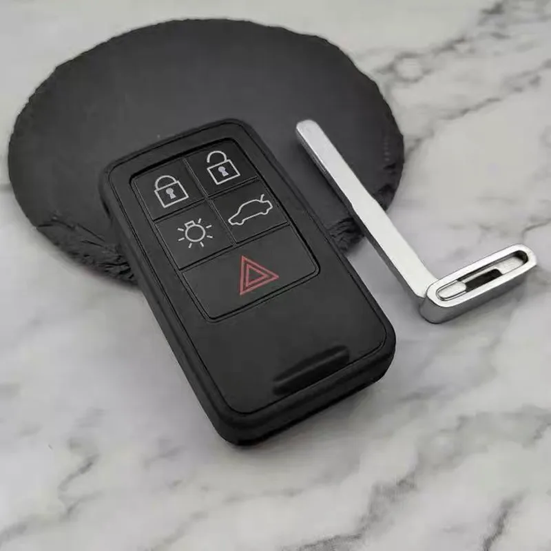 Car Key Shell 5/6 Buttons Smart Car Remote Key Shell for Volvo S60L/XC60/S80L/V60/V40