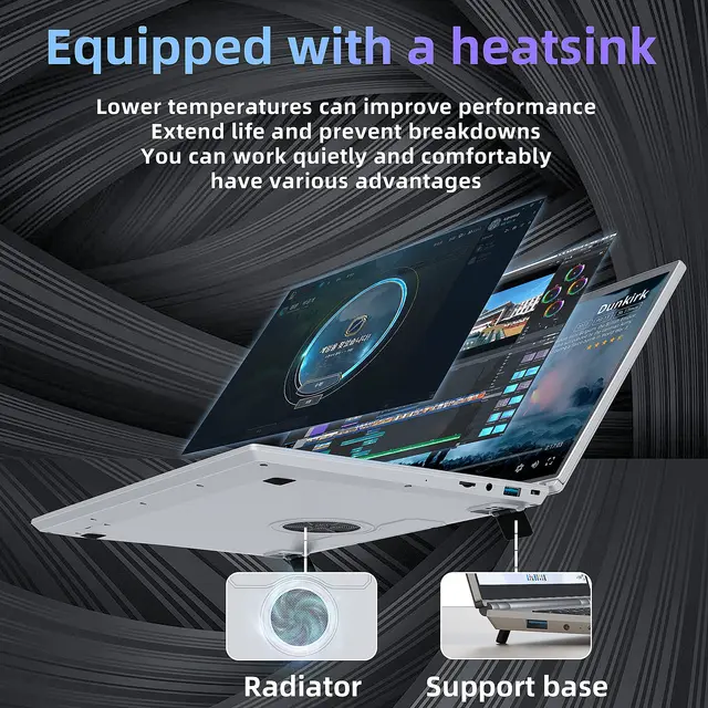 CRELANDER 4 in 1 Laptop 14 inch Touch Screen Celeron N5105 16GB Ram Windows 11 Tablet PC Notebook Computer For Student Business - Image 4