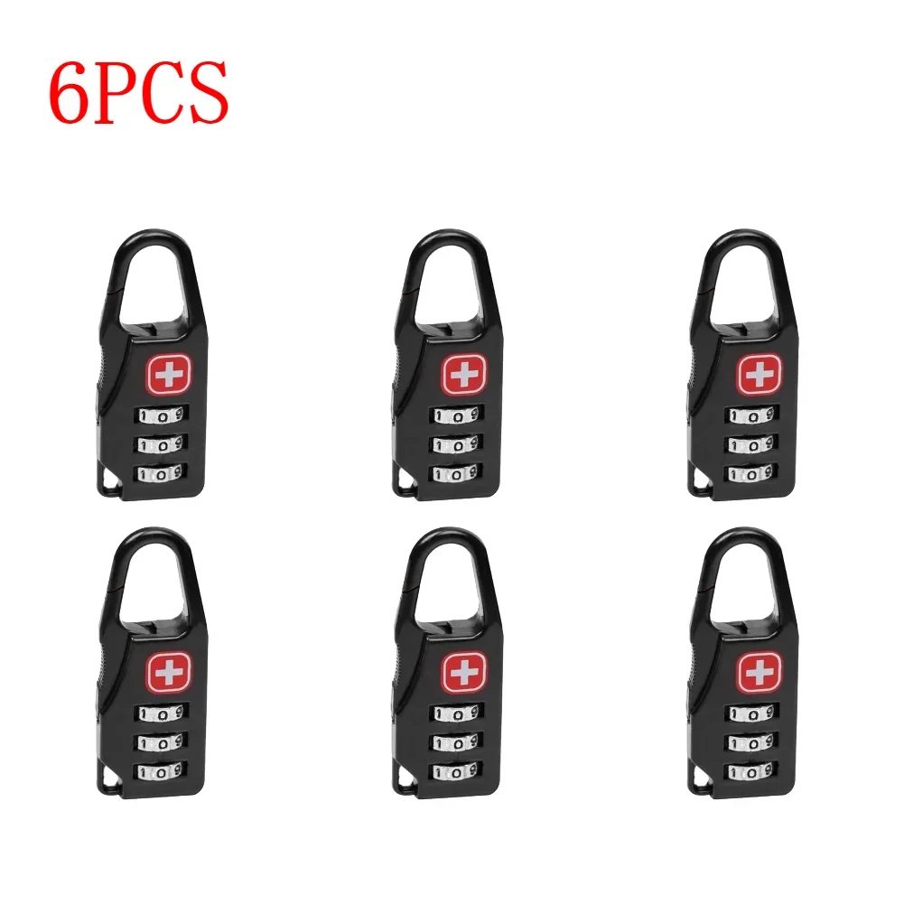 Portable Alloy Anti-Theft Combination Padlock for Travel and Outdoor Use