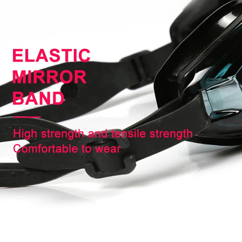 Waterproof Silicone Adjust Swim Pool Eyewear Adults Kids Diving Glasses Swimming Goggles For Men Women Anti-Fog Uv Prescription