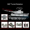 1/16 Heng Long TK7.0 Tiger I RC Tank Model 3818 RTR Barrel Recoil Metal Tracks Wheels TH19109 6