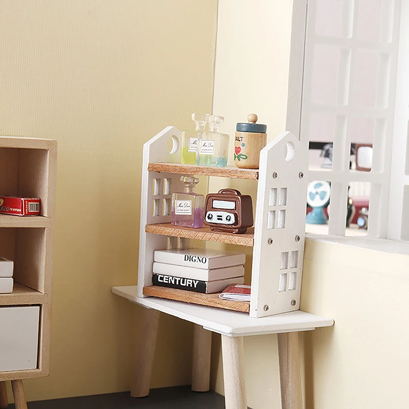 Book Nook Kits, Casa delle Bambole in Legno, Scaffale Libreria in Miniatura con Luci a LED, Casa delle Bambole Fai da Te in Miniatura Regalo di Vacanza per Ragazze Ragazzi