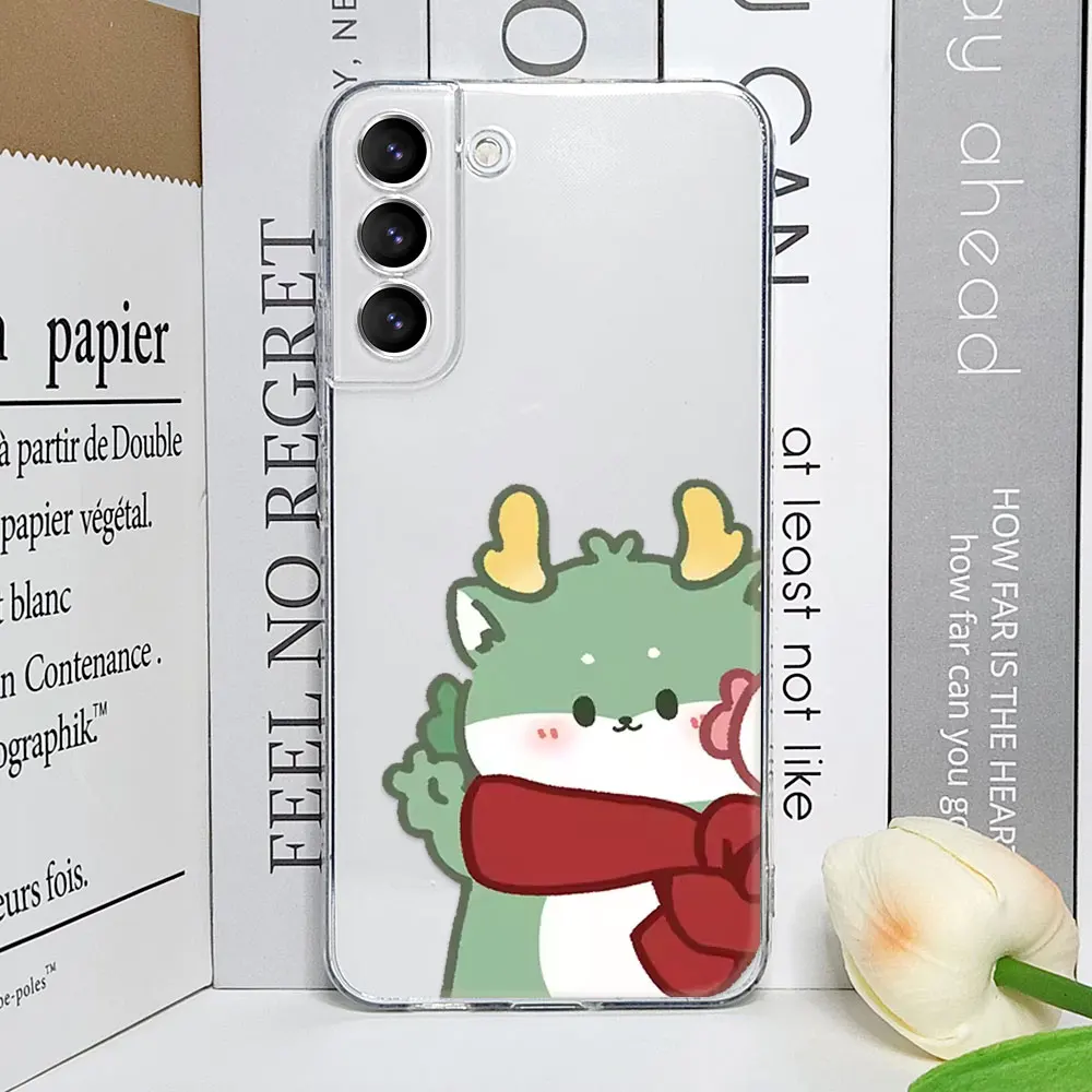 Cute Dinosaur Couple Paired Phone Case for Samsung Galaxy S25 S24 S23 FE S22 Plus S21 Ultra Transparent Lovers Cover Fundas Capa 2 Cute Dinosaur Couple Paired Phone Case for Samsung Galaxy S25 S24 S23 FE S22 Plus S21 Ultra Transparent Lovers Cover Fundas Capa – Bild 2