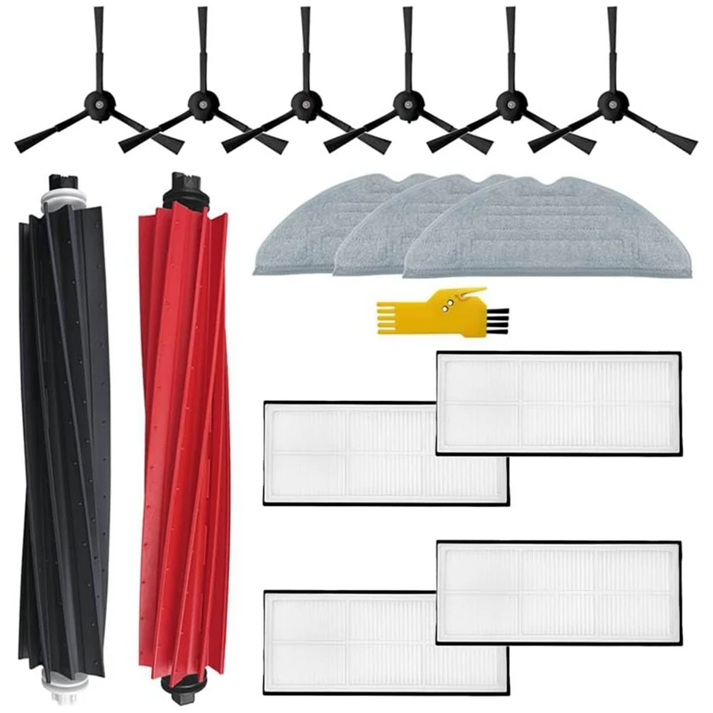 

Запасные части для робота-пылесоса Roborock S8 Pro Ultra, комплект аксессуаров для робота-пылесоса, 1 комплект, Роликовые щетки, фильтры