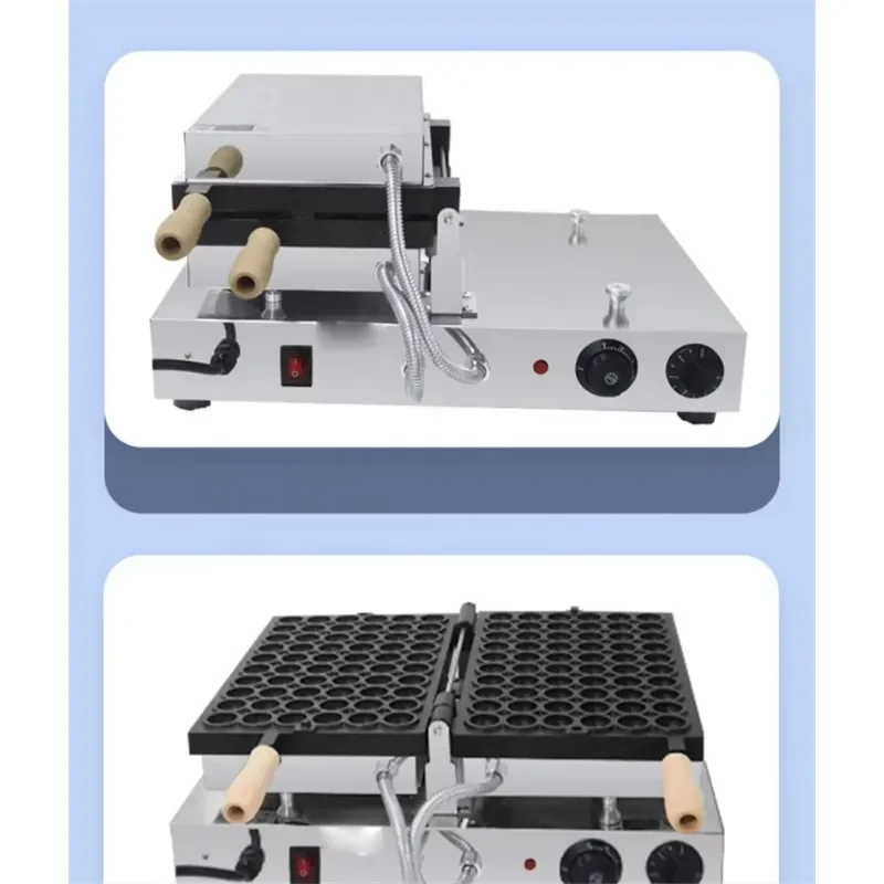 Electric 110V 220V Snack Machine Baby Sponge Cake Maker Round Tokyo Castella Ball 60 Holes