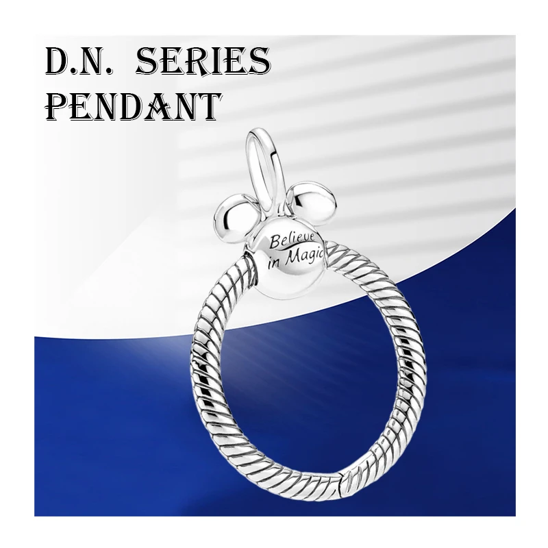 

Подвеска в виде короны или мыши для женщин, серебро 925 пробы