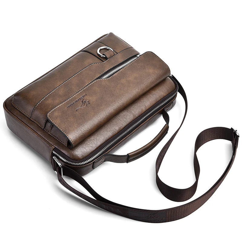 Starnearby Borsa a Tracolla Uomo in Pelle PU, Crossbody Bag, Borsa
