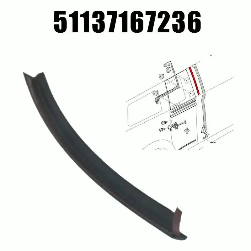 Garniture B R55 2007-2015 Garniture Cache Pilier Porte Arrière B Pour MINI Clubman R55 Clubman R55 2007-2015
