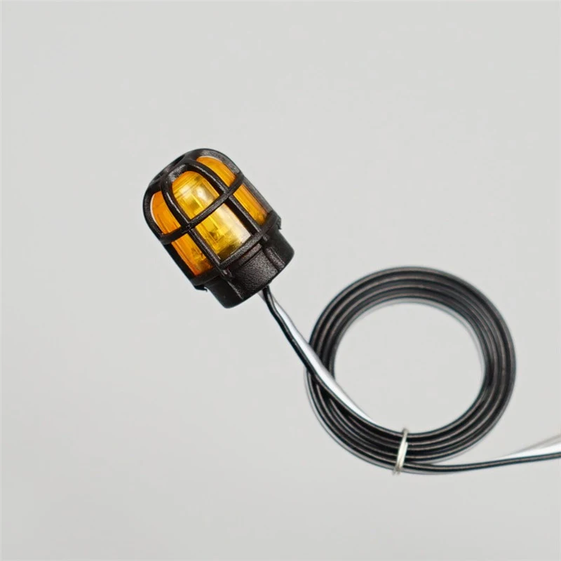 

1pcs 360 Degree Rotating Light LED Engineering Lamp for 1/14 Excavator Tamiya RC Truck Trailer Tipper Scania 770S Car Diy Parts