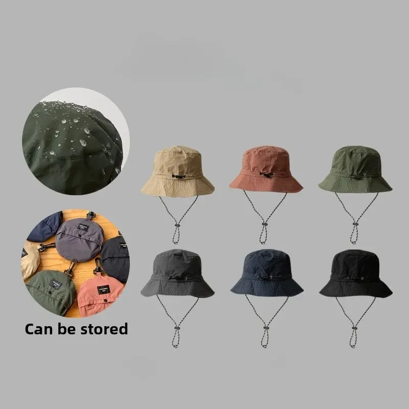 Mountaineering Caps Panama Hat Waterproof Fisherman Hat Portable Foldable Summer Sun Hats Camping Hiking Mountaineering Cap sun hats fisherman hat fishing hats