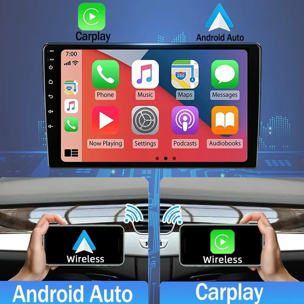 Radio de coche Android 16 para Citroen Jumpy 3 SpaceTourer para Peugeot Expert 3 para Toyota Proace 2016 - 2021 Carplay Auto estéreo QLED 4