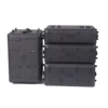 Main Body 390mm Deep Microphone Receiver 2U3U4U6U PE Cabinet Aluminum Fly Case Air Box Amplifier Mic Flightcase Shockproof Box 2
