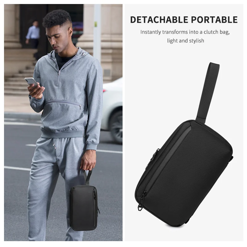 حقيبة كتف رجالية مقاومة للماء من العلامة التجارية...