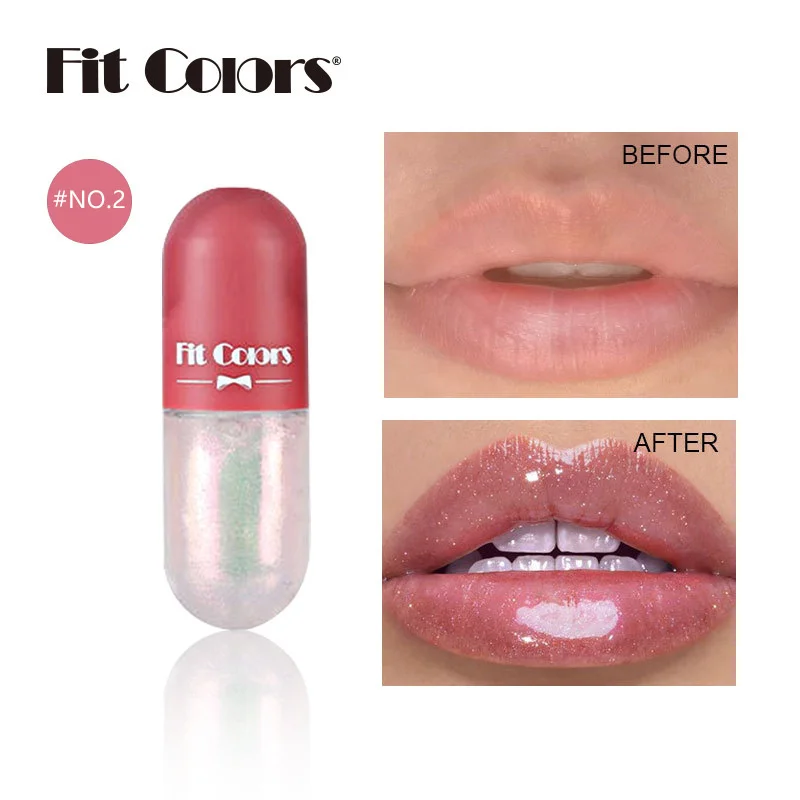 Mini Capsule Liquid Lip Blam Moisturizing Transparent Color Changing Lip Plumping Oil Mirror Jelly Plumping Lip Gloss Cosmetic 5
