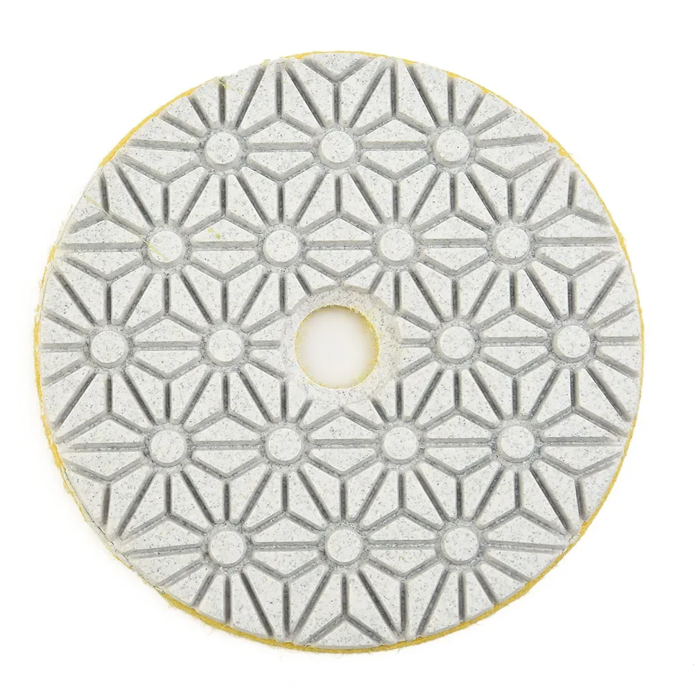 Useful Durable Hot Sale Newest Tools Polishing Pad Dry/wet Resin Powder 100mm 3 Step Polishing Pads 4 Inch (100mm)
