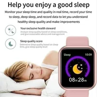 Multifunctional Smart Watch Men Women Bluetooth Connected Phone Music Fitness Sports Bracelet Sleep Monitor Y68 Smartwatch D20 2