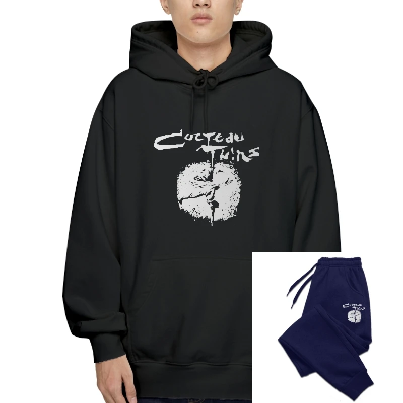 

Cocteau TwinsHoody screen print Warm black Sweatshirt Outerwear cotton men Hoody
