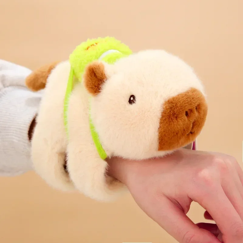 Cute Plush Doll Water Dolphin Doll Wrist Snap Ring Toy Plush Toy Capybara Toy Hand Ring Fun Pop Circles Kid Holiday Gift Stuffed