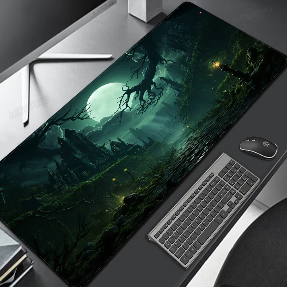 

Big Art Mouse Pad Laptop Kawaii Gaming Pad on The Table Anime Mouse Mats Keyboard Pad Setup Gamer Accessories Deskmat Table Mat
