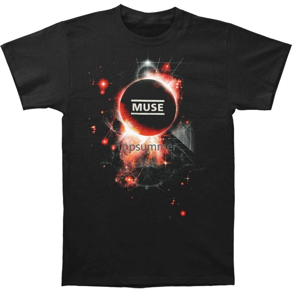 

Muse Men'S Neutron Star Collision T-Shirt Black Rockabilia Sleeves Boy Cotton Men T-Shirt Top Tee Colour Funny Printed