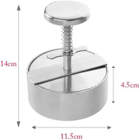 Hamburger Maker Press Round Shape Mold 6